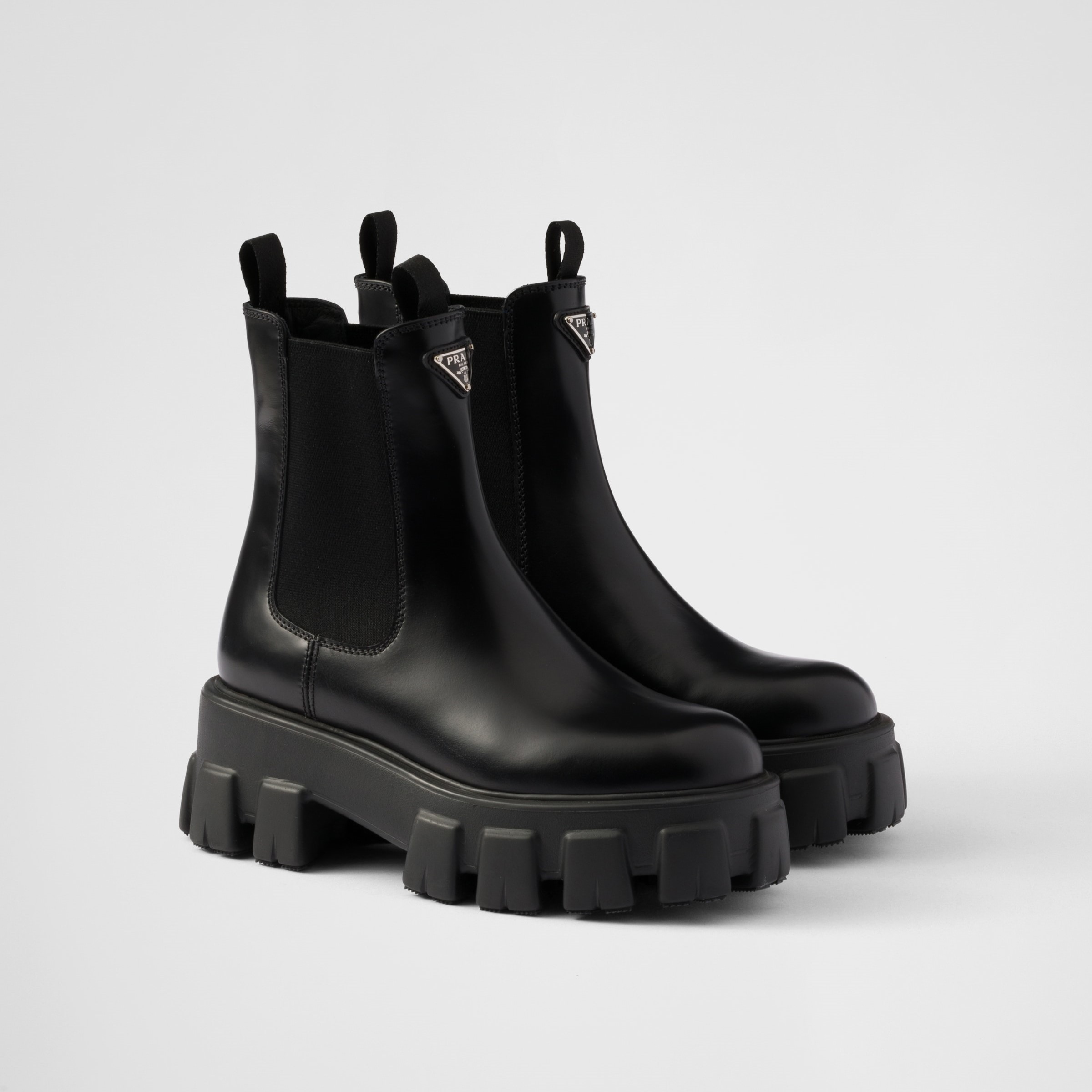 MONOLITH BRUSHED LEATHER CHELSEA BOOTS