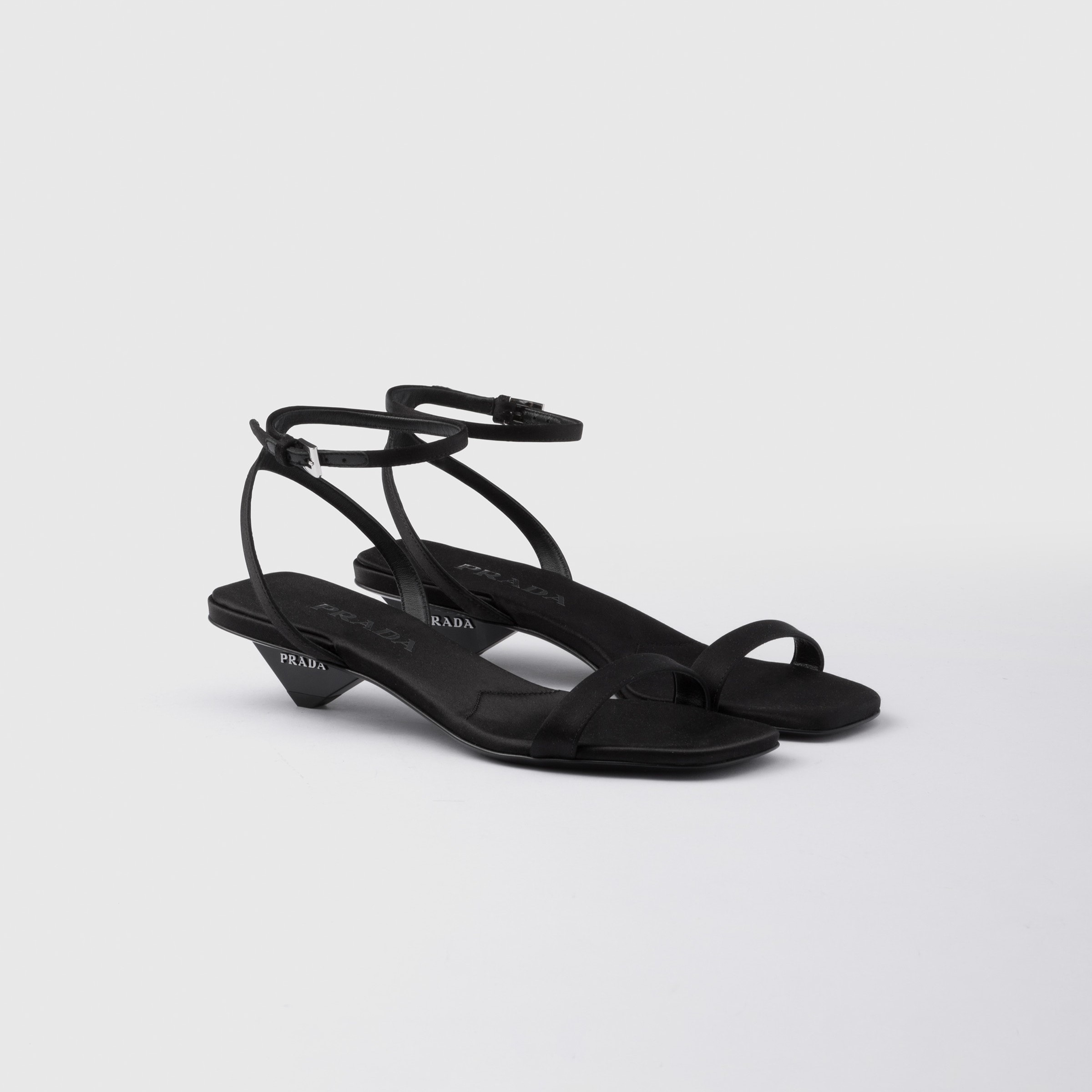 SATIN SANDALS