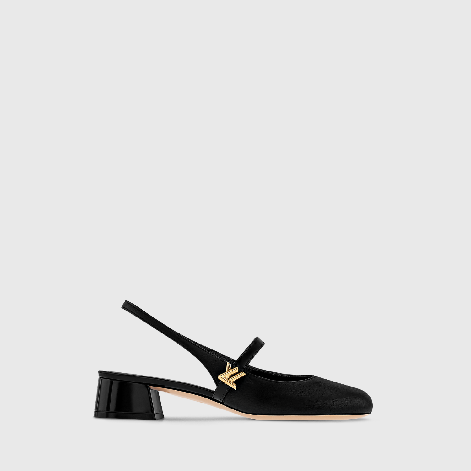 ROMY SLINGBACK PUMP, BLACK