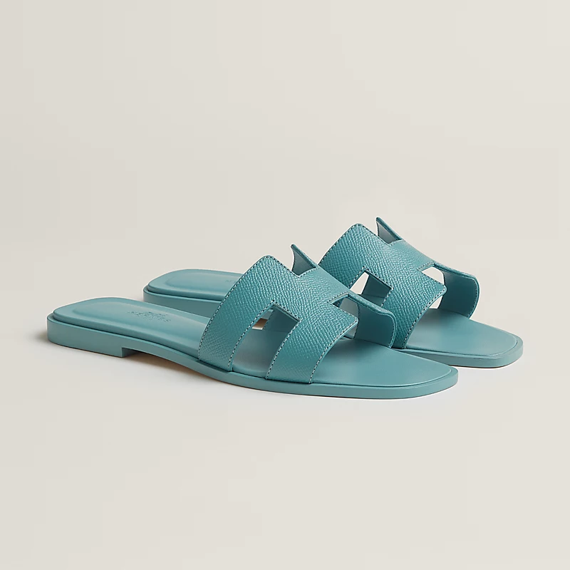 ORAN SANDAL, BLEU MINÉRAL