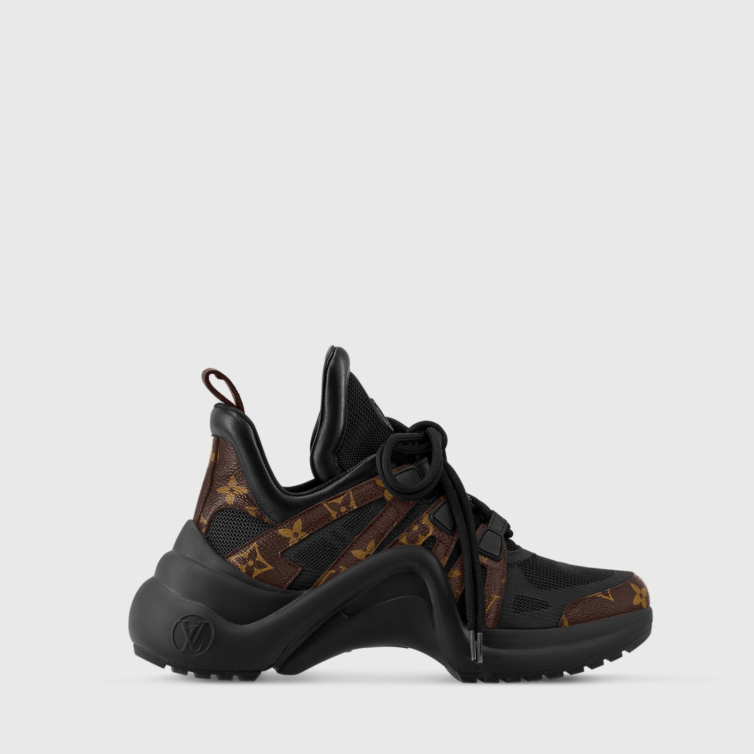 LV ARCHLIGHT SNEAKER, BLACK/ BROWN