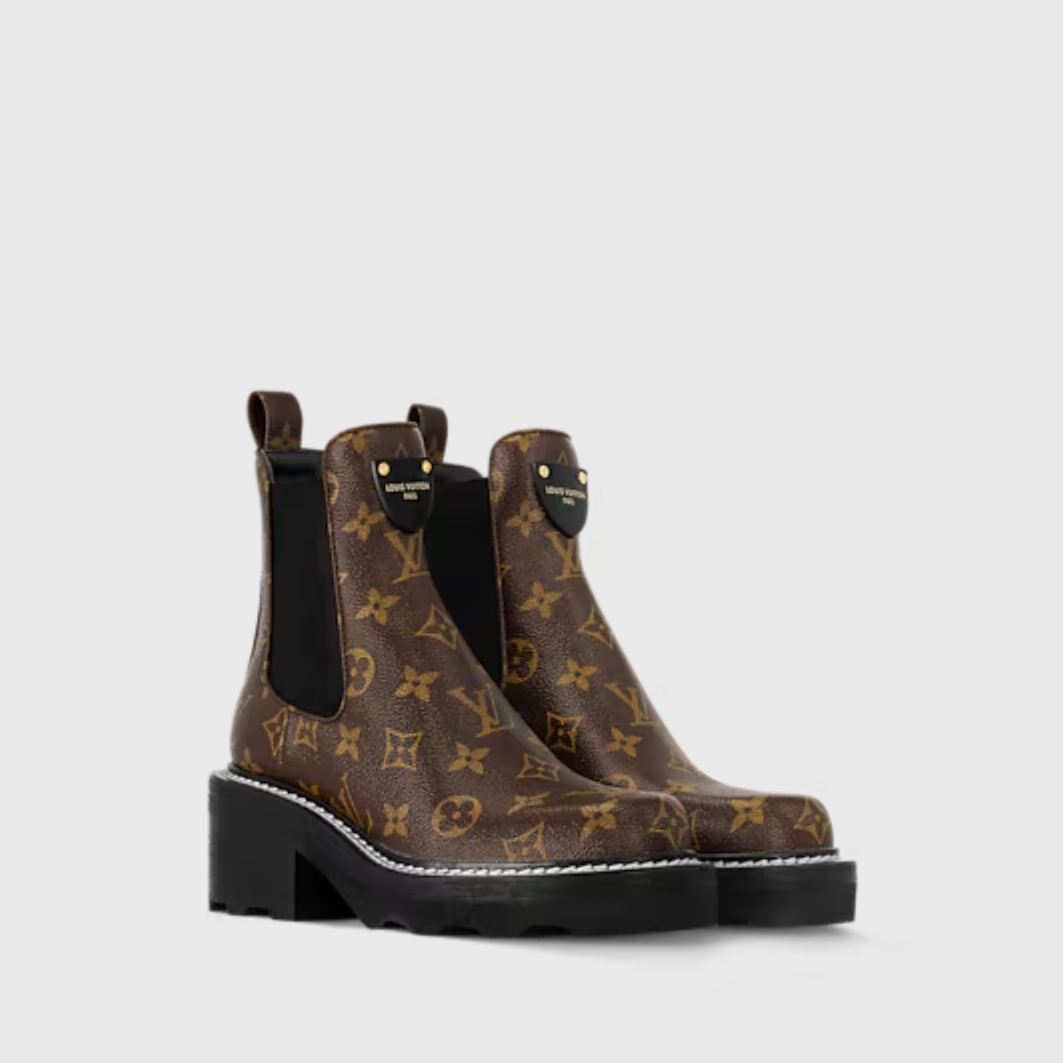 LV BEAUBOURG ANKLE BOOT, MONOGRAM