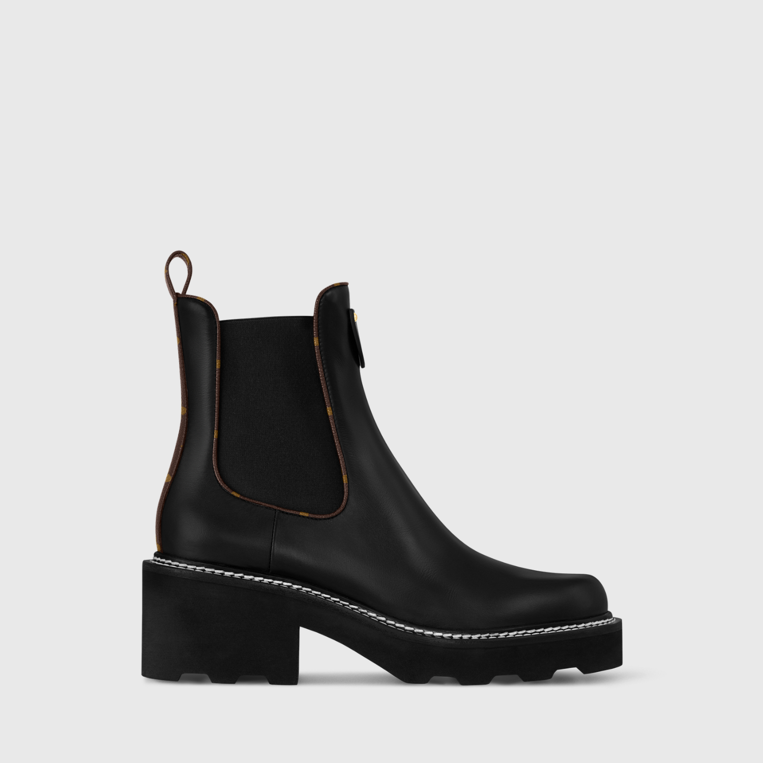 LV BEAUBOURG ANKLE BOOT, BLACK