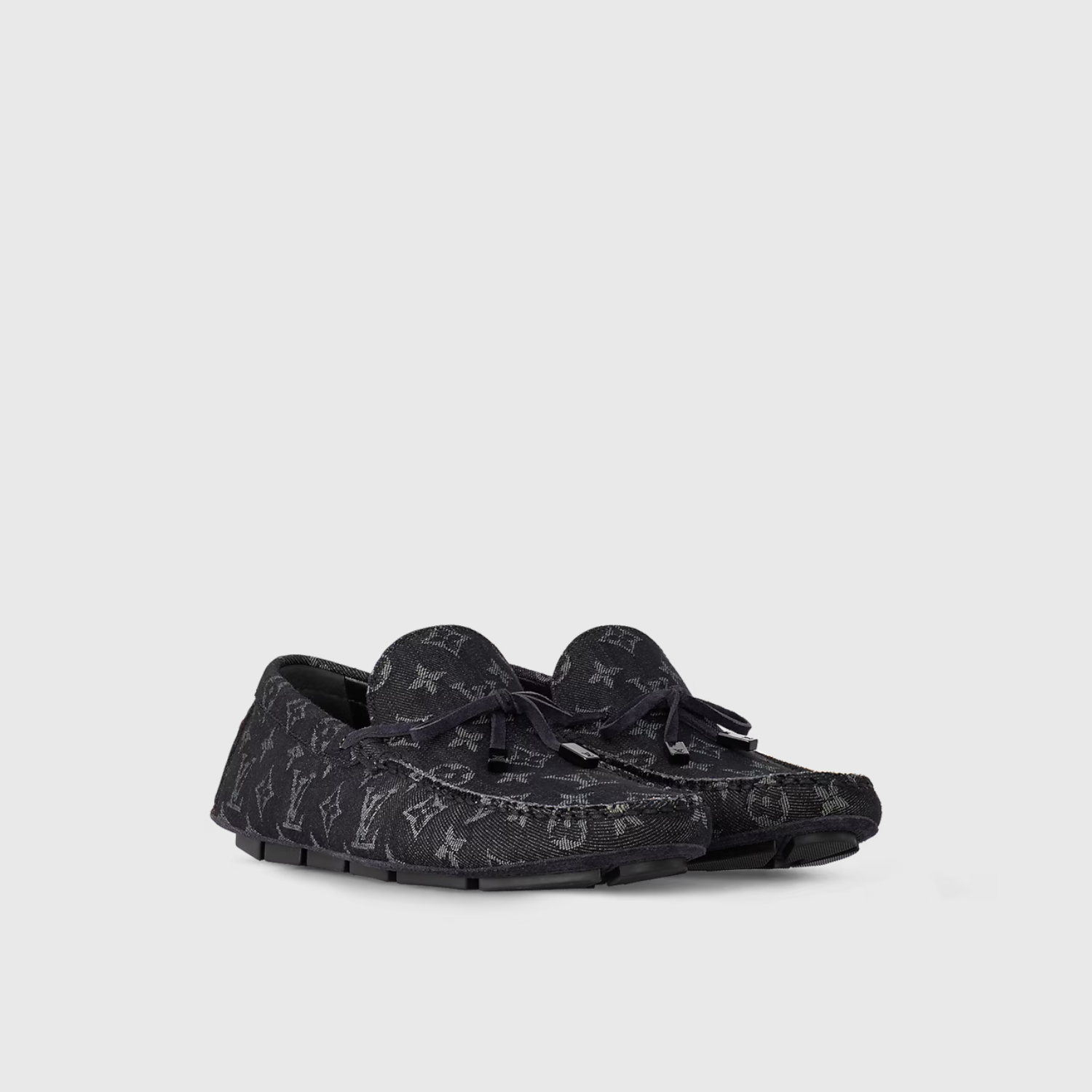 LV DRIVER MOCCASIN, BLACK