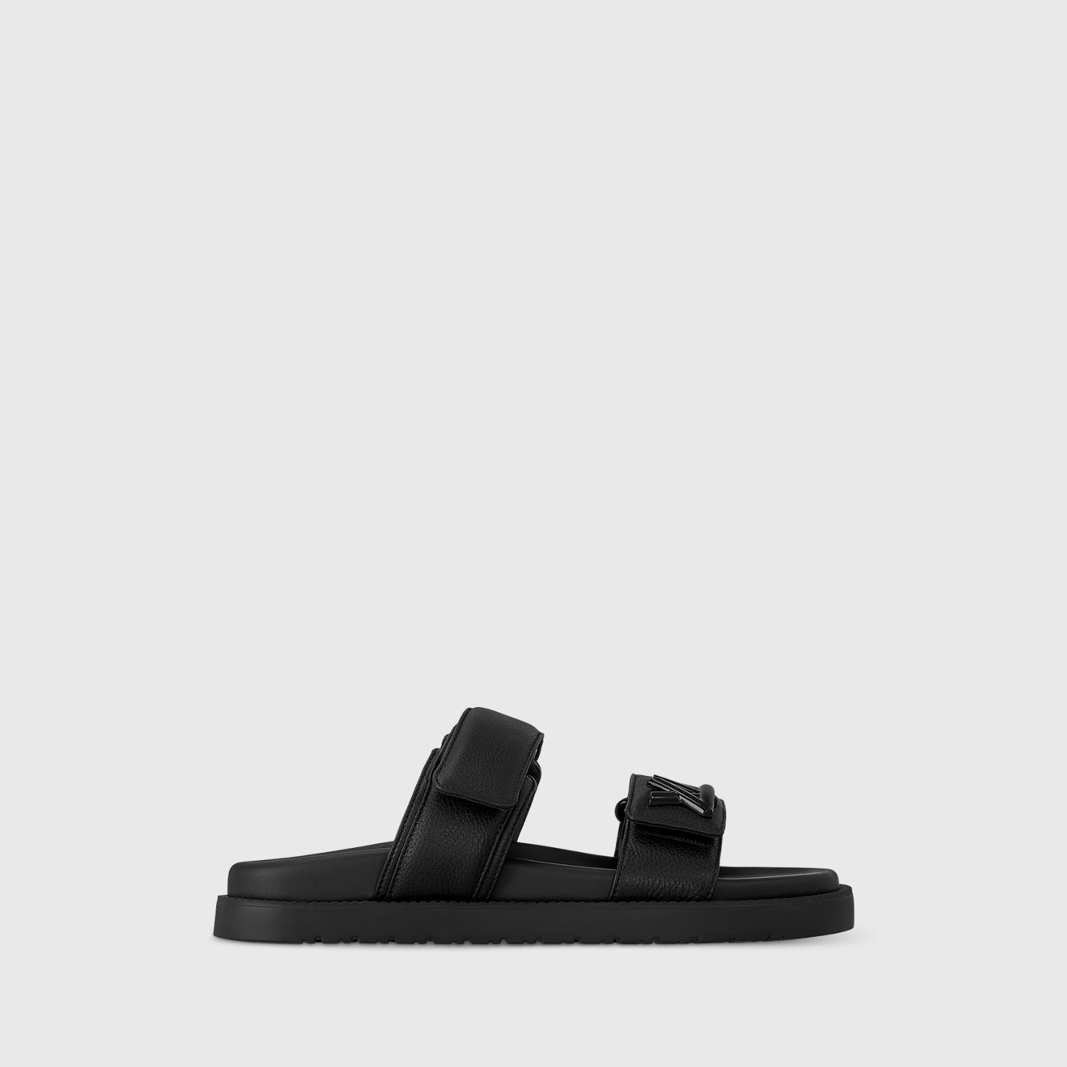 LV SUNSET FLAT COMFORT MULE, BLACK