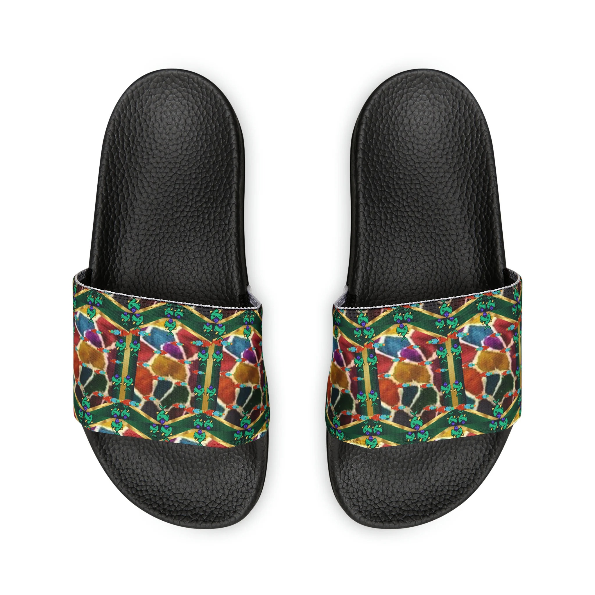 MEN’S PU SLIDE SANDALS BY CELION FASHION WORLD.