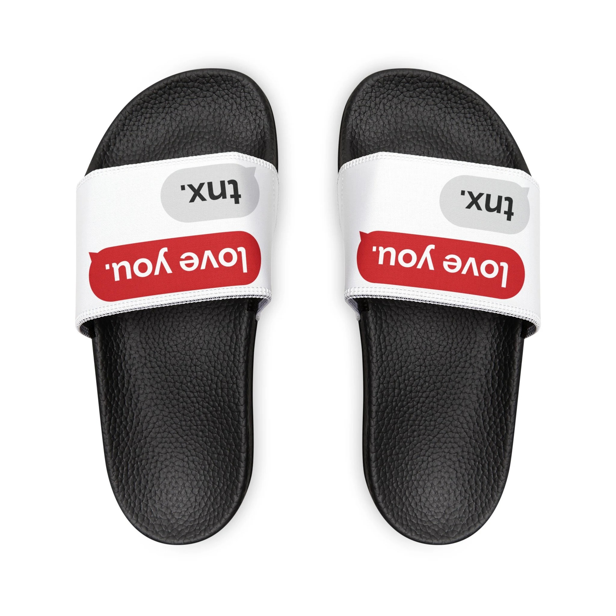 MEN’S PU SLIDE SANDALS