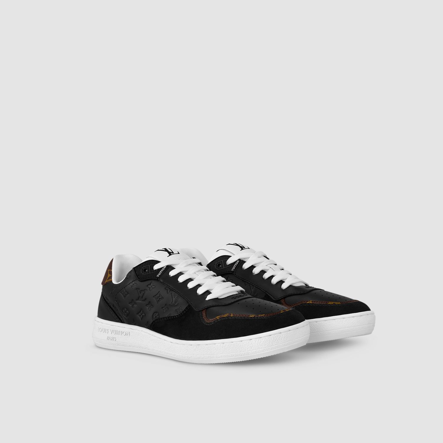 LV STADIUM SNEAKER, BLACK