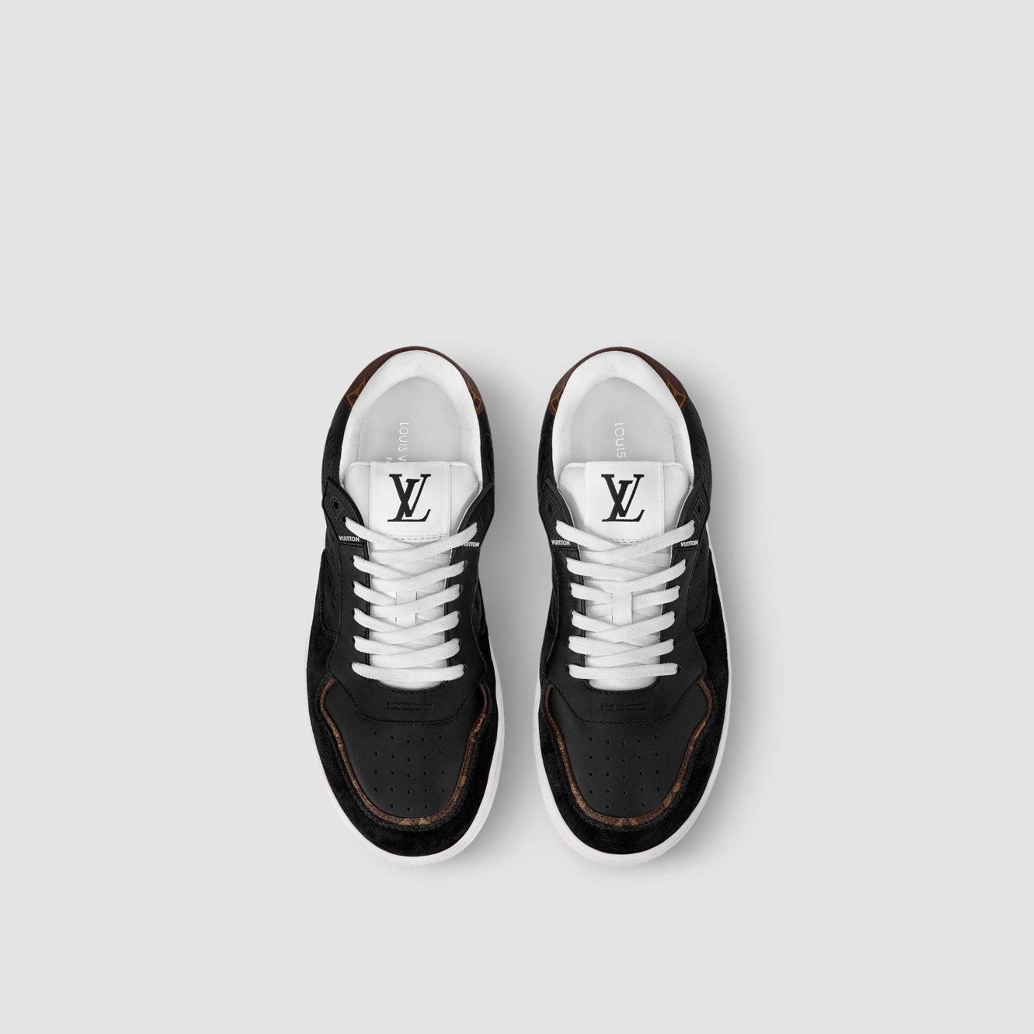 LV STADIUM SNEAKER, BLACK